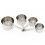 /KG0941 Set 4pz misurini acciaio (60+80+125+250ml)