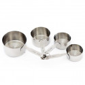 /KG0941 Set 4pz misurini acciaio (60+80+125+250ml)