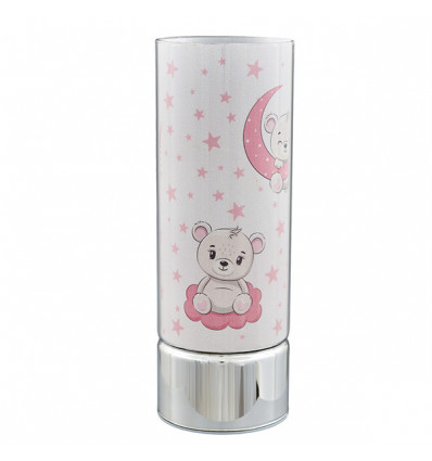 1343006 Lampada gde d.9x25h orsetto luna ROSA