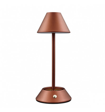 1356011 Lampada touch h26,5 cono bassa RAME