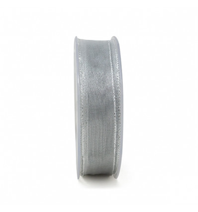 N1122-ARG Vel.b/raso mm25x25mt ARGENTO 101