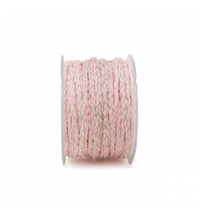 F1100-R Treccia lino mm5x25mt ROSA 20