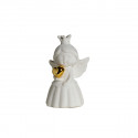 TB 1612 Angel.corona biscuit bianco in piedi h10,3 con cuore oro