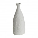 TB 1629 Vaso faccia stilizzata h27,3 biscuit bianco