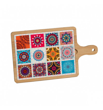 TB 1664 Tagliere bamboo+ceramica cm17x29